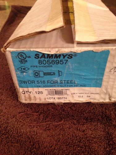 5 boxes of sammys hangers 125 total 3/8 rod steel 8056957 anchor construction for sale