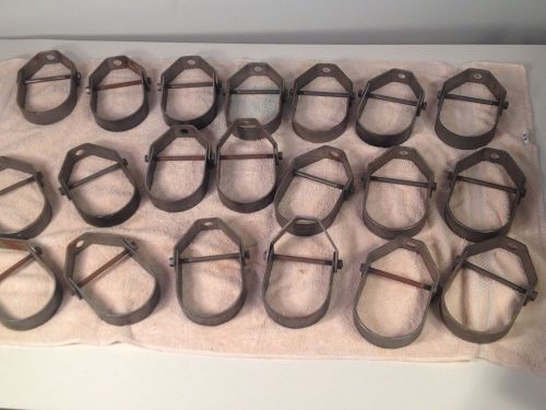 Lot of 20 pcs standard clevis pipe hanger 3&#034; 3 1/2&#034; 11 e 3 for sale