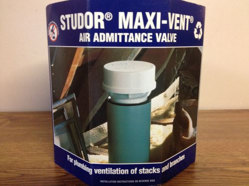 Studor Maxi Vent 3&#034;- 4&#034;  air admittance valve nsf asse nes - Free USA SHIPPING!