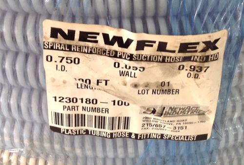 Newflex  pvc suction hose 100ft  1230180-100 for sale