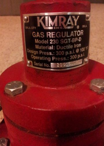 KIMRAY GAS REGULATOR