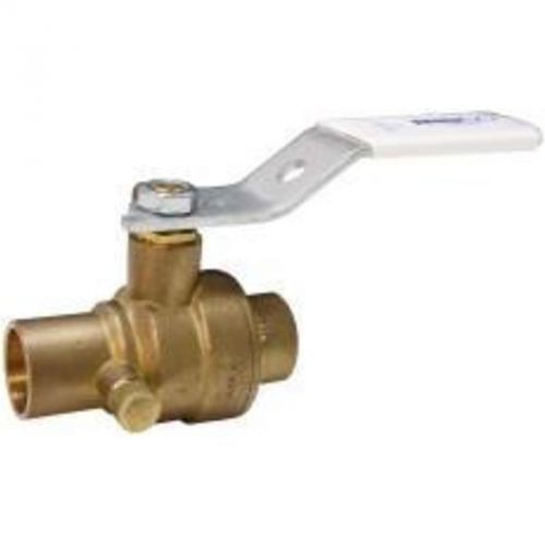 Nibco full port sweat ball valve with drain 1&#034; lead free nibco, inc. ball valves for sale