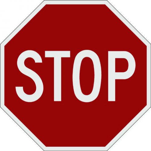 New - traffic stop sign - 24&#034; x 24&#034; engineer grade .080 for sale