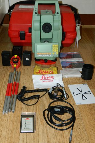 Leica TCRA1105 PLUS TOTAL STATION ROBATIC CALIBRATED SURVEYING