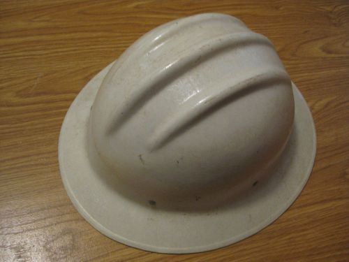 Vintage ed bullard 503 round fiberglass construction hard hat ~ ironworkers ~ for sale