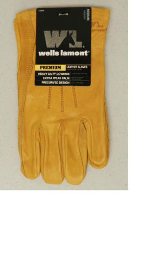 Wells Lamont Premium Leather Work Gloves Medium