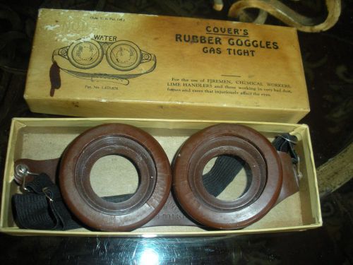 1930 Covers Nod and Shake Rubber Gas Tight Goggles