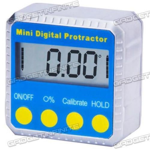 Digital bevel box inclinometer angle gauge meter protractor 360 degree magnets for sale
