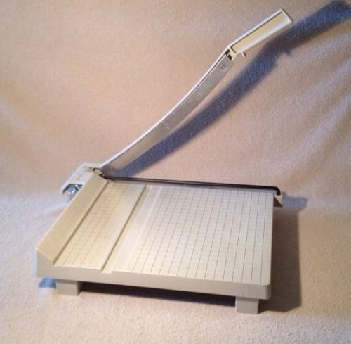 Vintage boston paper film photo guillotine cutter 12&#034; office scrapbooking crafts for sale