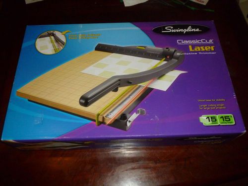 Swingline ClassicCut Laser Guilotine Trimmer, 15&#034; Cut Length