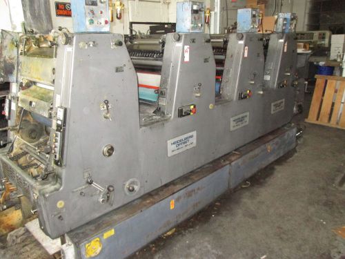 HEIDELBERG 4- COLOR GTOV 46 12 x 18 Dahlgren Water System