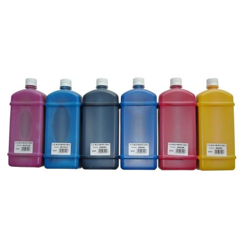 Inkjet compatible dye ink for mutoh dx5 printhead mutoh rj900 1618-1l* 6 bottles for sale