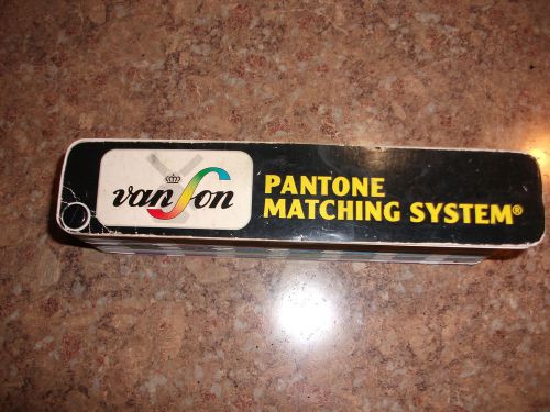 Vanson Pantone matching system color book 1997