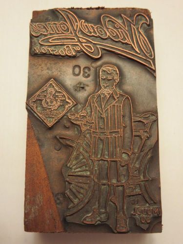 Widow Jones Boston MA Clothing Store Printers Block Letterpress Free Shipping