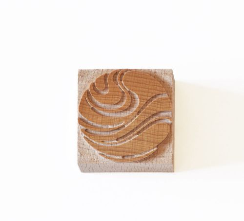 Letterpress art nouveau ornament no. 5 wood type 8 line -  2 pieces for sale