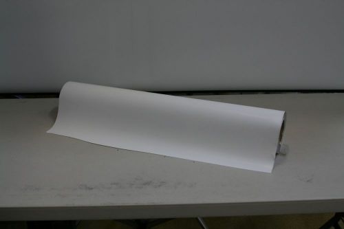 30&#034; Printable White Matte Cuttable Heat Transfer Film - 50 Yard Roll