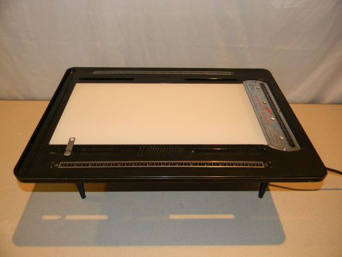 Vintage Speed O Scope Deluxe Model No1 Table Glass Top Light Table Drawing Board