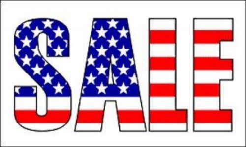 Sale 3x5&#039; Banners (2-flags) Combo deal Stars And Stripes Design