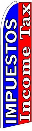 INCOME TAX IMPUESTOS  X-Large Swooper Flag
