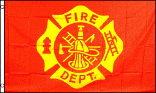 Fire Department Flag 3&#039; x 5&#039; Horizontal Banner
