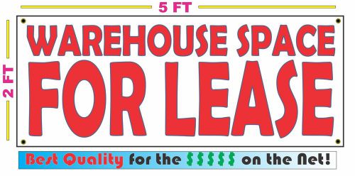 WAREHOUSE SPACE FOR LEASE All Weather Banner Sign NEW High Quality! XXL RENT