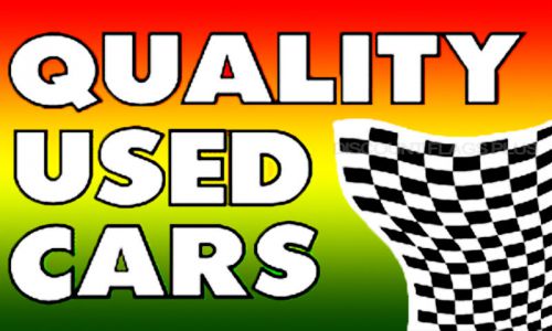 QUALITY USED CARS Flag 3x5 Polyester