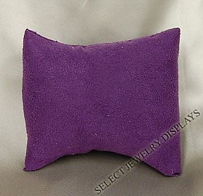 NEW Purple Velvet Bracelet Watch Pillow Jewelry Display