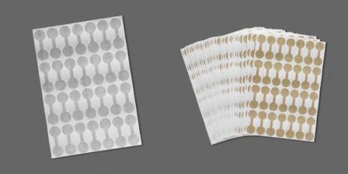 600 shark skin mylar price repair tags 300 silver + 300 gold 7/16&#034;  round ends for sale