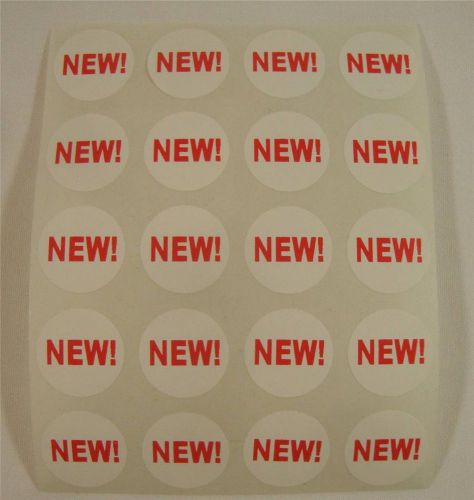 100 Self-Adhesive NEW! 3/4&#034; Labels Stickers Retail Store Supplies