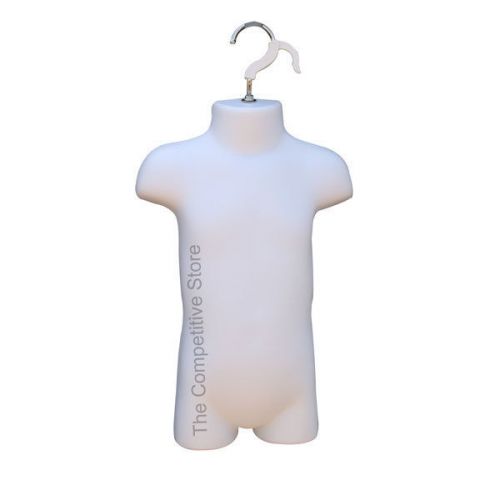 White Infant Mannequin Form For Sizes 9 - 12 Months Boys &amp; Girls Clothing