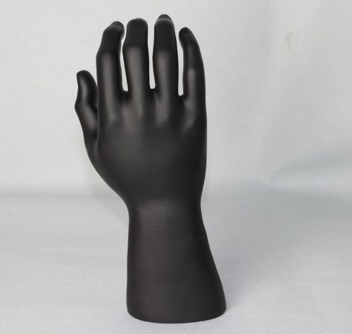 Black Man Mannequin Hand Model For Jewelry Rings Gloves Bracelet Watches Display
