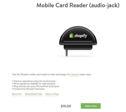 Shopify Mobile Card Reader - set of 3