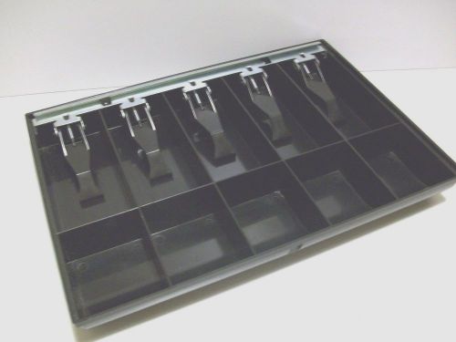 CASH REGISTER DRAWER 5 SLOT BILL REMOVEABLE COIN TRAY