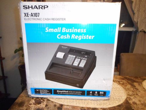 Sharp XE-A107 Electronic Small Business Retail Cash Register/Model A3XEA107U