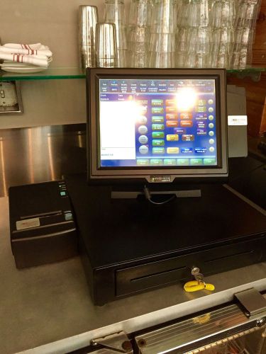 Restaurant POS System | FOCUS 3 Terminals w/printers, cash drawers
