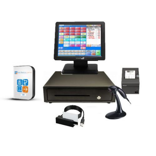 Pcamerica cash register express cre all in one pos 1 package - liquor store pos for sale