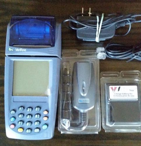 VeriFone NURIT 8020 WIRELESS CREDIT CARD TERMINAL ALL COMPLEAT.