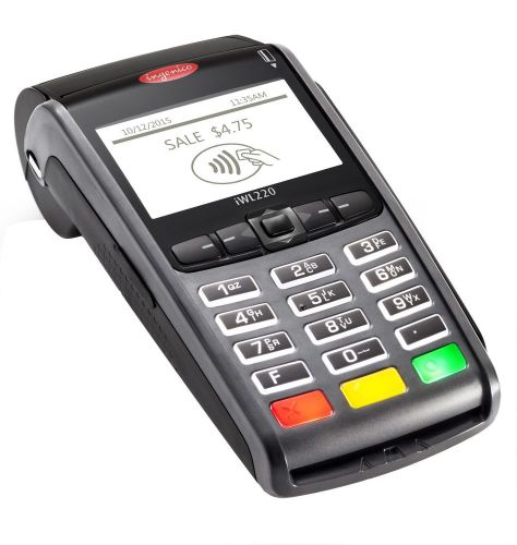 Contactless credit card terminal w/ apple pay &amp; google wallet (ingenico ict220) for sale