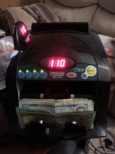BC101 Working American Changer Bill Money Machine Counter &amp; Counterfeit Detecter