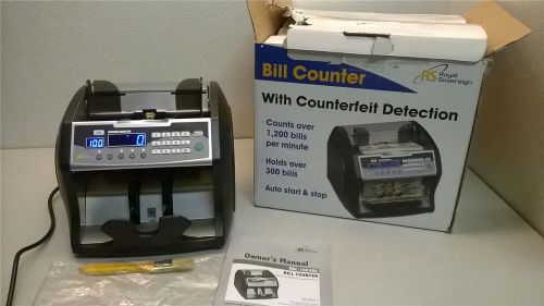 Royal sovereign rs rbc-1003bk digital bill money cash counter rbc1003bk for sale