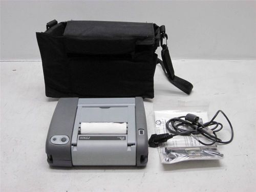 Zebra PT400 Portable Barcode Receipt Printer w/ Extra Printhead Carrying Case