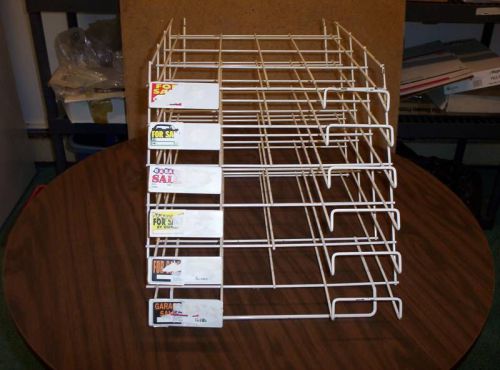 Display rack for signs