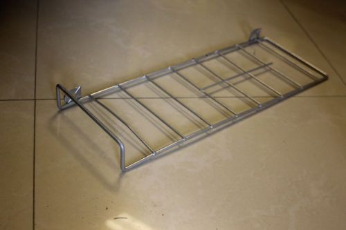 Lot of 10 Silver RIGHT Lipped Shelf Dividers for Gondola -6&#034; High,17&#034; Deep- USED