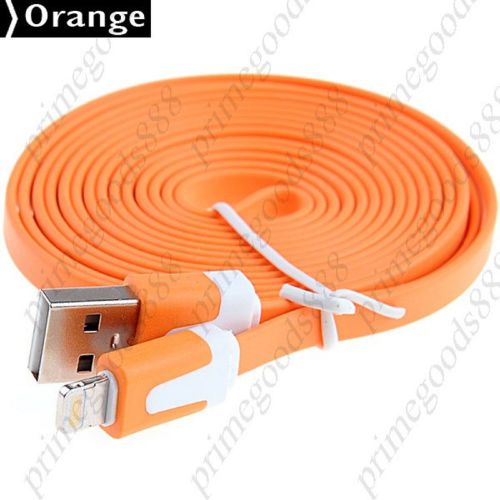 1.9M USB 2.0 Male to 8 pin Lightning Adapter Cable 8pin Charger Cord Orange
