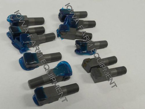 12 Carbide Tipped Replacement Teeth &amp;Locknuts:Shaver &amp; Baumalight Stump Grinders