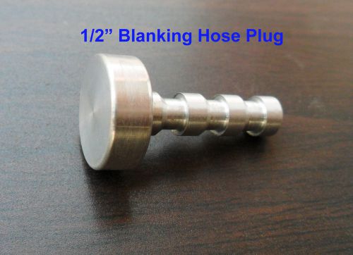 1/2&#034; (13mm)   aluminium blanking plug bung silicone hose  end cap (solid) - us for sale