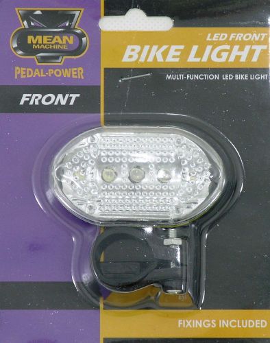 3 LED Front Bicycle Bike Cycle Lights Torch Multi-Function, Flash Fittings