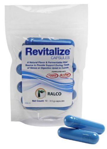 Ralco Revitalize Tablets 10 X 10ct Prevent Scours in Calves Electrolytes Fiber