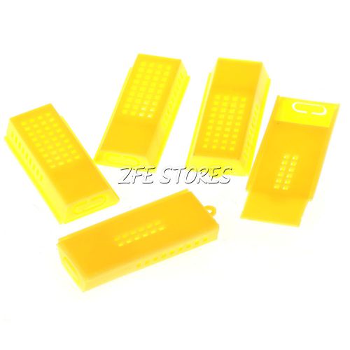 Brand New 5pcs Shipping Queen Bee Butler Cage Catcher Beekeeping Tool