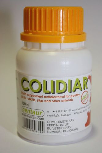 COLIDIAR  - STOP DIARRHEA IMMEDIATELY! NEW FOR POULTRY, RABBITS, PIGS AND OTHERS